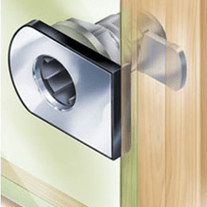 CB-305 Glass Door Lock for Timberline Lock, Horizontal Mount - Alt Image 1