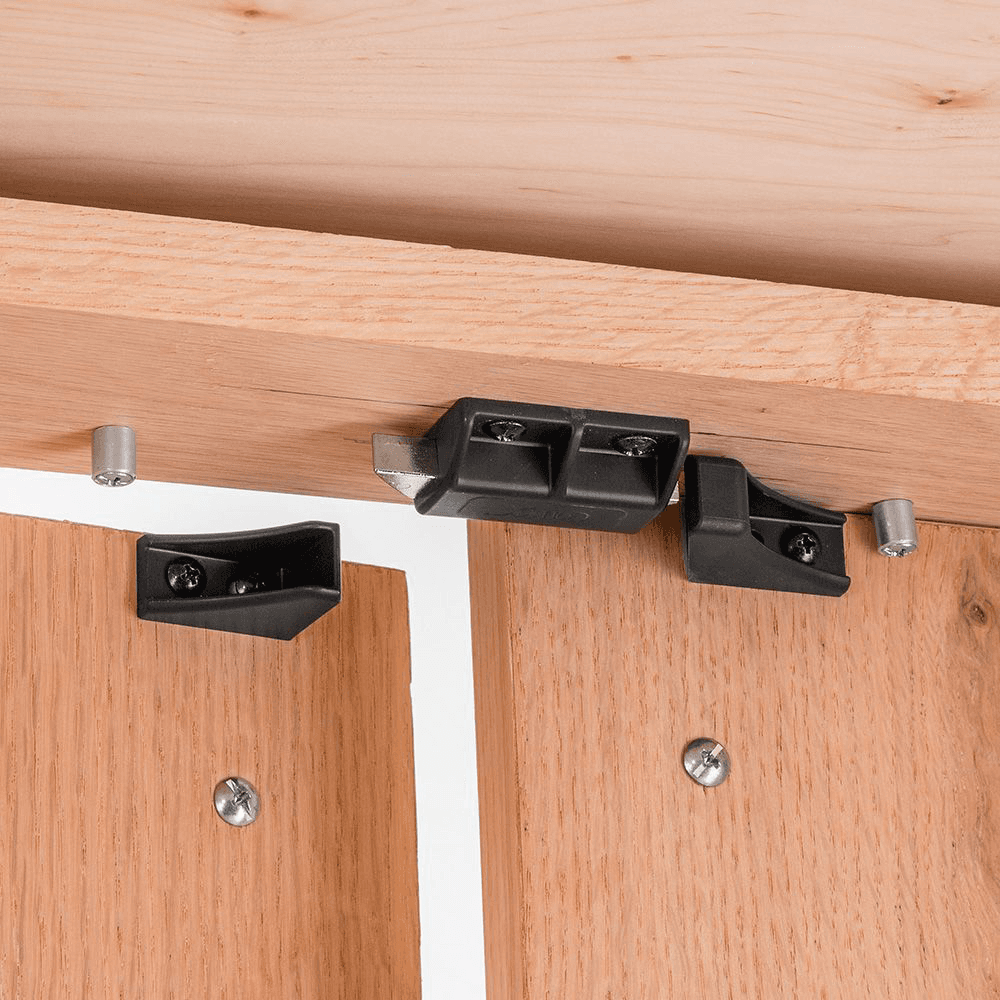 DL-200 Double Door Latch for Right-Door, Black - Alt Image 2