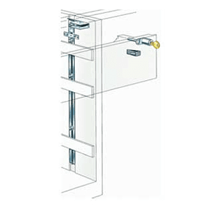 LC-104 Right-Hand 1" Lockbar Clip - Alt Image 1