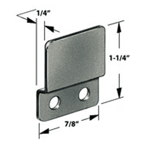 SP-258 Strike Plate, Black - Alt Image 1