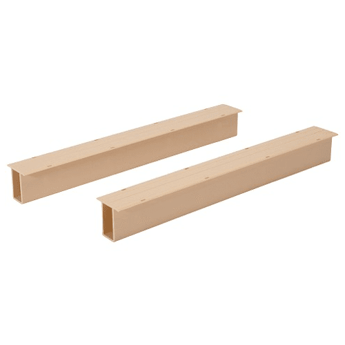 Tenn-Tex QuikTRAY 20" Beige Center Partition Support - Front View