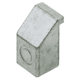 Tenn-Tex QuikTRAY T-506 8 Hook Dowels and Screws for Side-Mount Slides, Zinc - Product Image 1