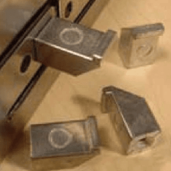 Tenn-Tex QuikTRAY T-506 8 Hook Dowels and Screws for Side-Mount Slides, Zinc - Product Image 2