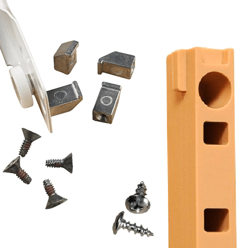Tenn-Tex QuikTRAY T-508 Undermount Hook Dowels for Slides, Zinc - 200 Per Bag