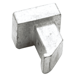 Tenn-Tex QuikTRAY T-507 8 Hook Dowels with 1/4" Spacers and Screws, Zinc - Product Image 1