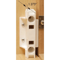 Tenn-Tex QuikTRAY Short Drawer Slide Support in Beige - Installation Diagram