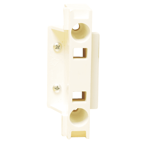 Tenn-Tex QuikTRAY Short Drawer Slide Support in White - Front View