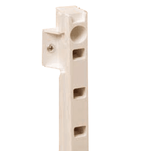 Tenn-Tex QuikTRAY 2" Drawer Slide Support in White - Front View