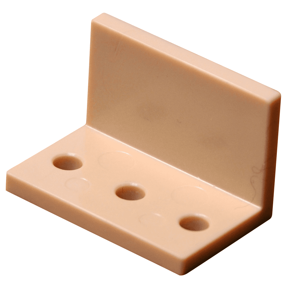 90&#730; Right Angle Bracket, Beige - Main Image