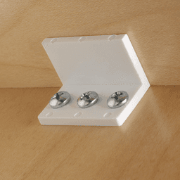 90&#730; Right Angle Bracket, Beige - Alt Image 2