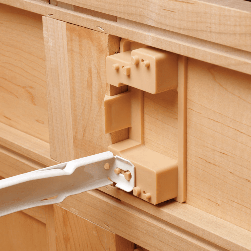 Tenn-Tex C-128 False Front Mount Bracket in White Finish