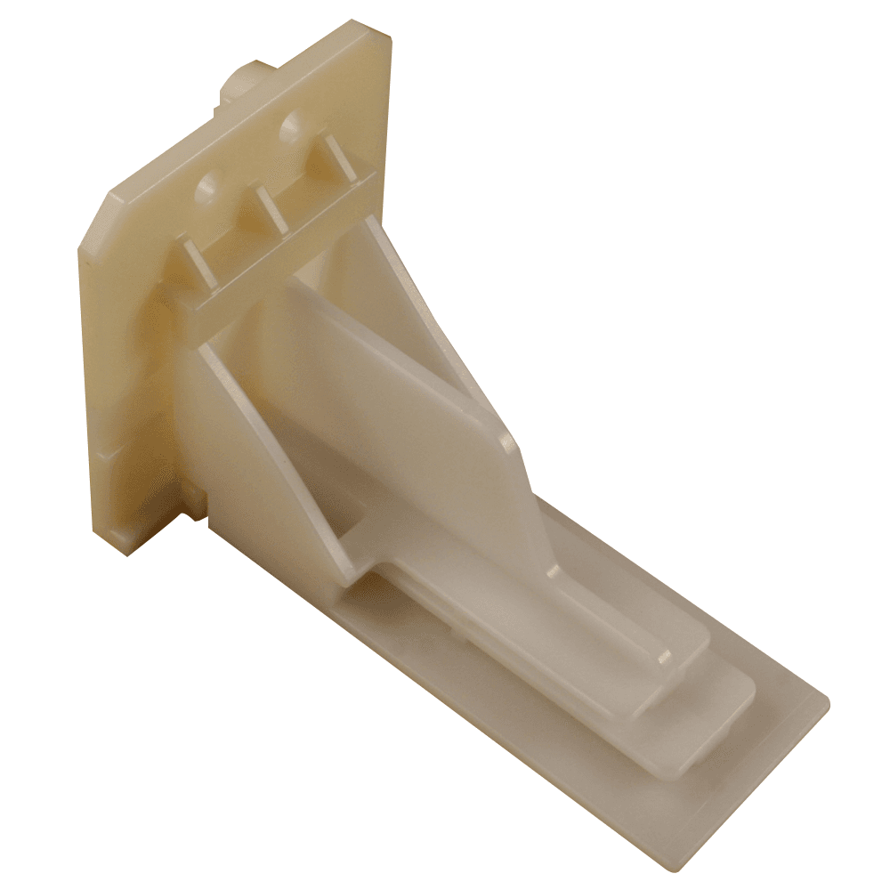 Adjustable right undermount bracket for Tenn-Tex C-300-01 with 46mm - 50mm space and 10mm dowel