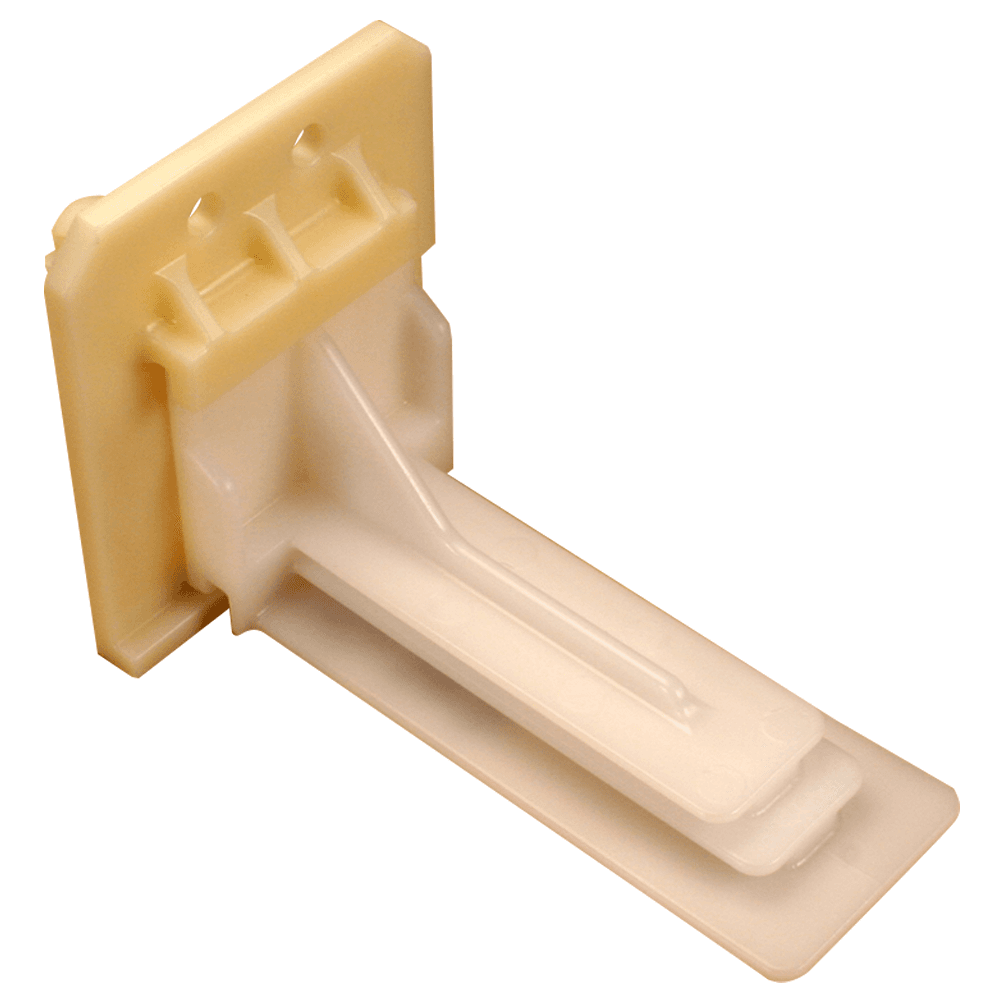 Left Adjustable Inset Undermount Bracket with 10mm Dowel - Tenn-Tex C-363 (400/Box)