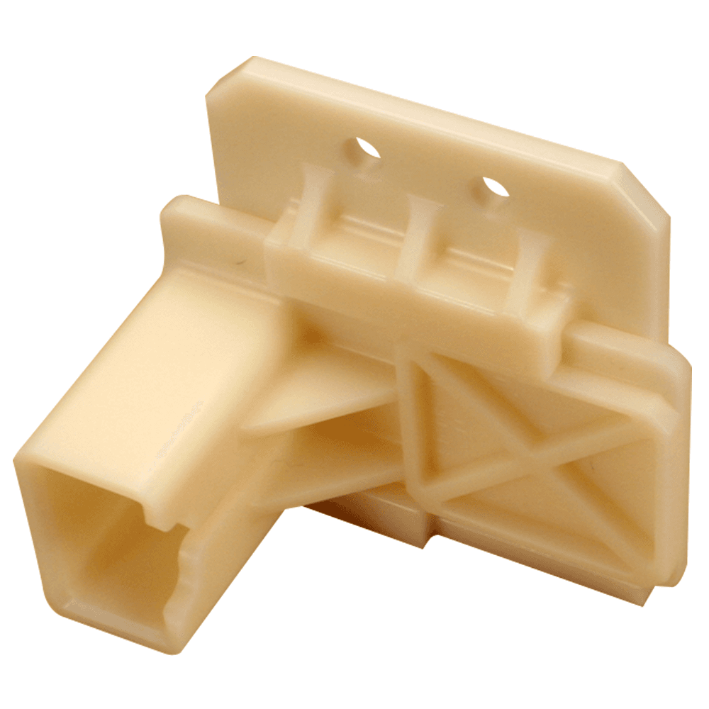 Tenn-Tex C-374-01 6mm - 22mm Right Adjustable Roller Undermount Bracket with 10mm dowel - 300/Box