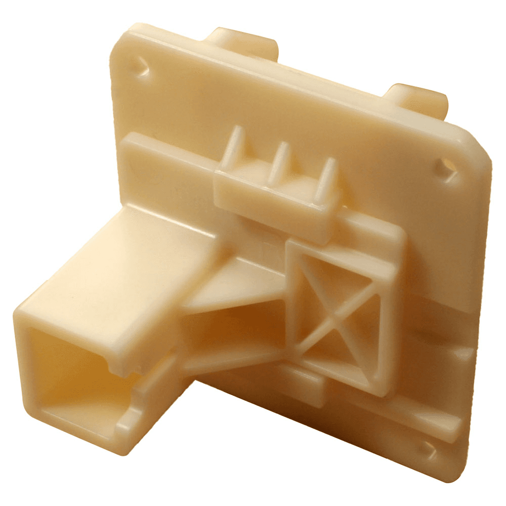 Tenn-Tex C-408-03 6mm - 22mm Right Adjustable Roller Undermount Bracket, Peninsula (100/Box) image 1