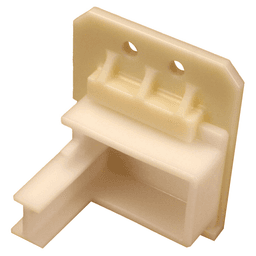 Tenn-Tex C-445-01 19mm-23mm Right Adjustable Roller Undermount Bracket with 10mm Dowel (300/Box) image 1