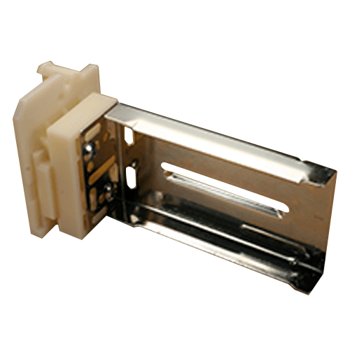 Adjustable ball bearing bracket with 23mm - 55mm space and 8mm dowel from Tenn-Tex