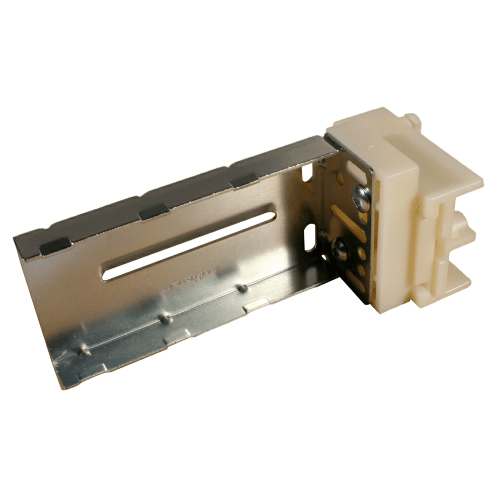 Tenn-Tex C-672-01 33mm - 65mm Right Adjustable Ball Bearing Bracket, 8mm Dowelled - Side View