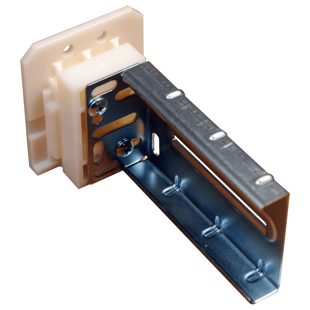 Tenn-Tex C-775-01 23mm - 55mm Adjustable Ball Bearing Bracket, 10mm Dowel - Front View
