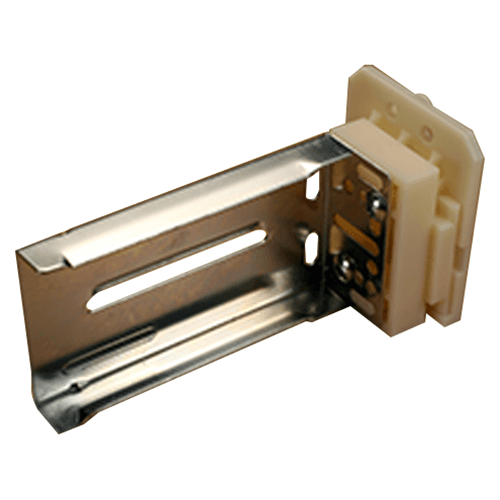 C-607 25mm - 57mm Adjustable Left Bracket with Ball Bearing and Dowel by Tenn-Tex