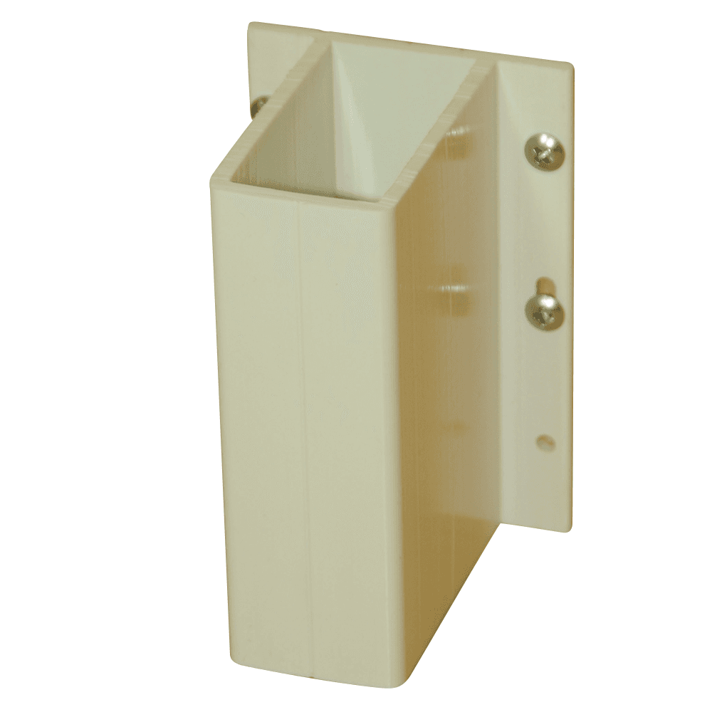 Tenn-Tex QuikTRAY 4" Center Partition Support in Cream (24/Box) for 3" Center Stile