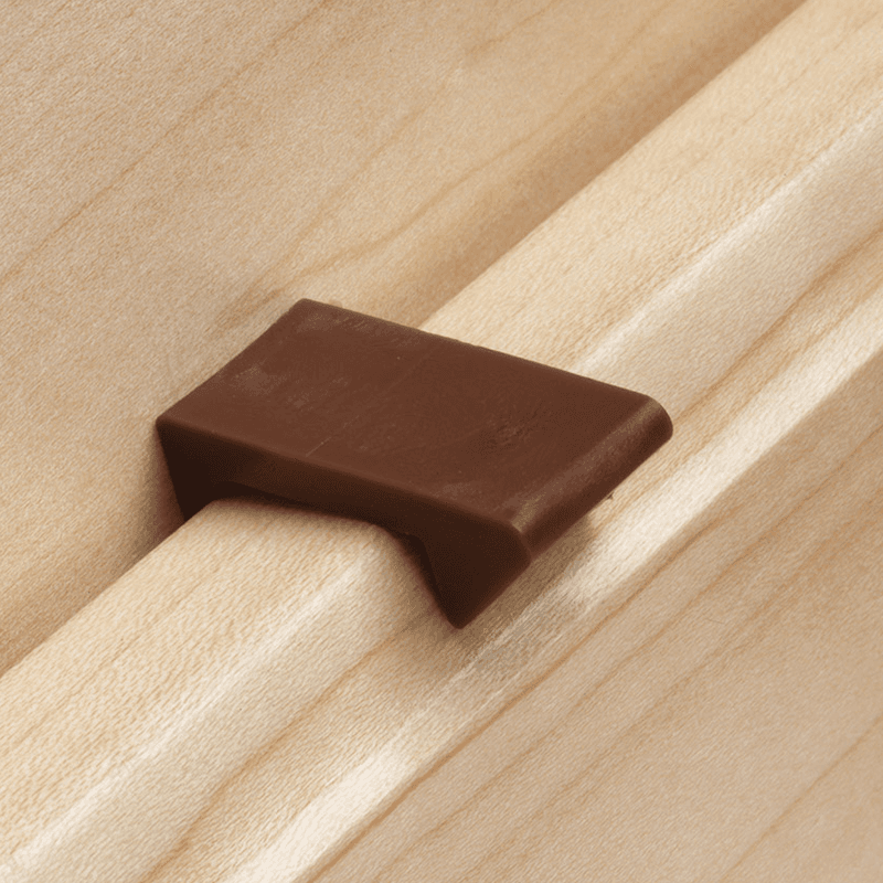 7/32" Overlap Door/Drawer Shipping Clip, Brown 3500/Box - Alt Image 1