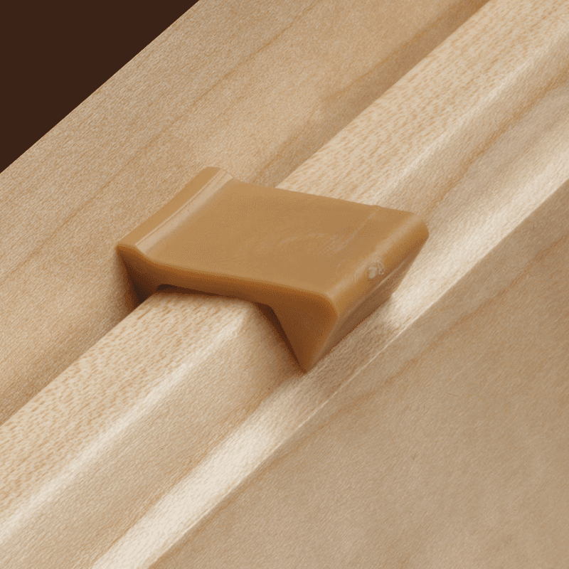 17/64" Overlap Door/Drawer Shipping Clip, Natural Oak 3000/Box - Alt Image 1