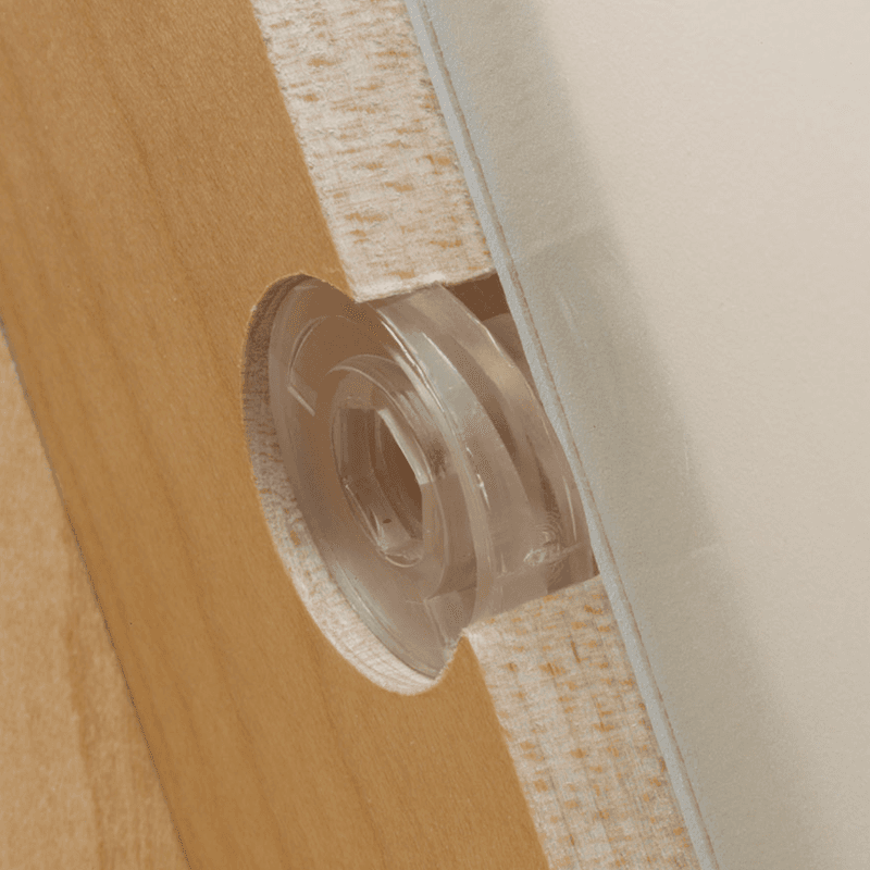 29/32" Universal Glass Door Clip - Alt Image 1