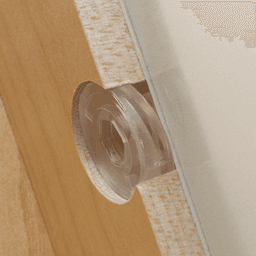 29/32" Universal Glass Door Clip - Alt Image 1