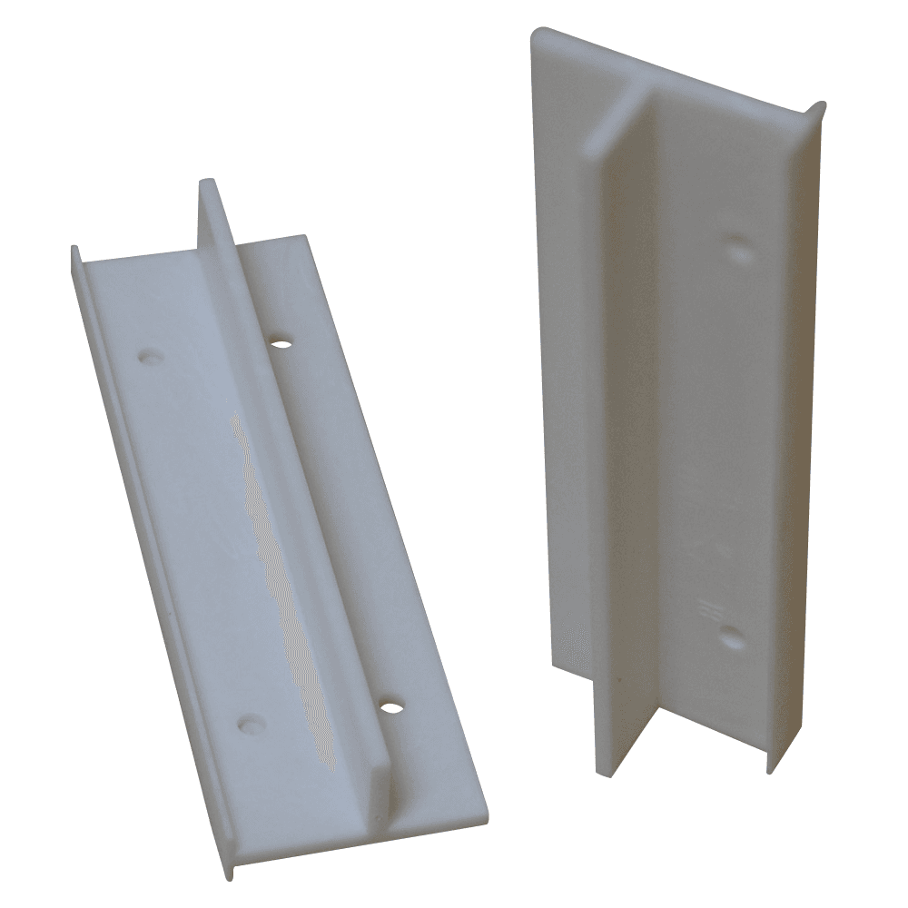 4" Inset Toe Kick for 5/8" Material in White - Tenn-Tex