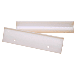Inset toe kick in natural finish for 1/2" material