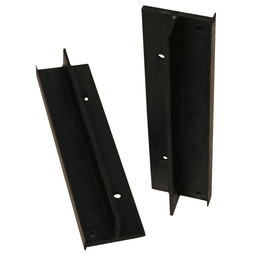 Inset Toe Kick for 1/2" Material by Tenn-Tex in Black
