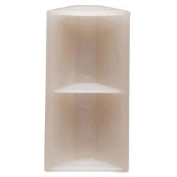 2" x 3/4" High Density Polyethylene Glue/Staple Block, Natural - Main Image