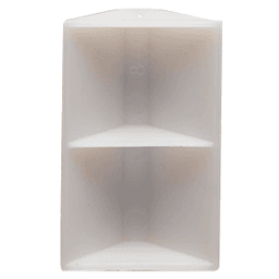 2" x 15/16" HIPS Plastic Glue/Staple Block, White - Alt Image 1