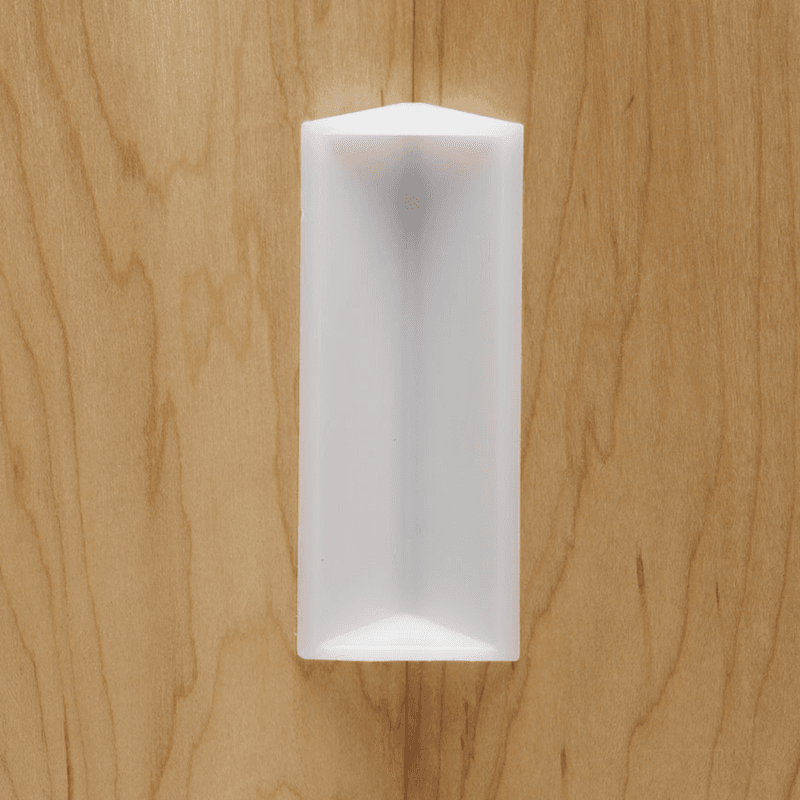 3-1/4" x 1" Glue/Staple Block with No Keyhole, Natural - Alt Image 1