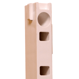 QuikTRAY 1" Pilaster - White Finish - 100/Box by Tenn-Tex