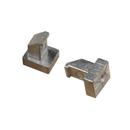 Tenn-Tex T-507 Hook Dowel with 1/4" Spacer and Screw - Quicktray adjustable drawer slide mounting system image 1