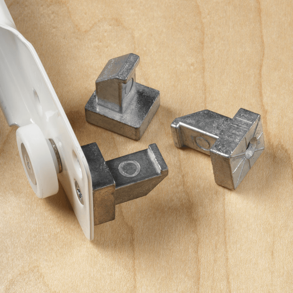 Tenn-Tex T-507 Hook Dowel with 1/4" Spacer and Screw - Quicktray adjustable drawer slide mounting system image 2