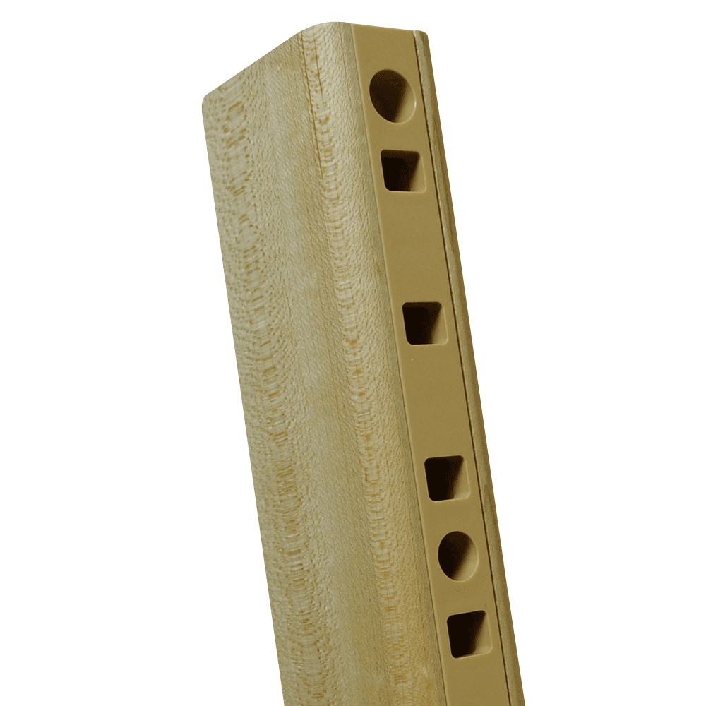 QuikTRAY 2" Maple Wood Pilaster, Beige (20/Box) - 2" support size