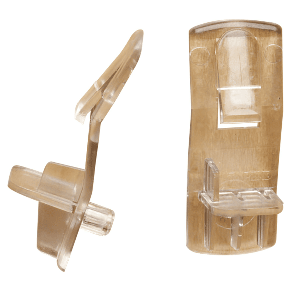 Tenn-Tex 5mm Clear Finish Locking Shelf Support for 5/8" Shelves - 3500/Box