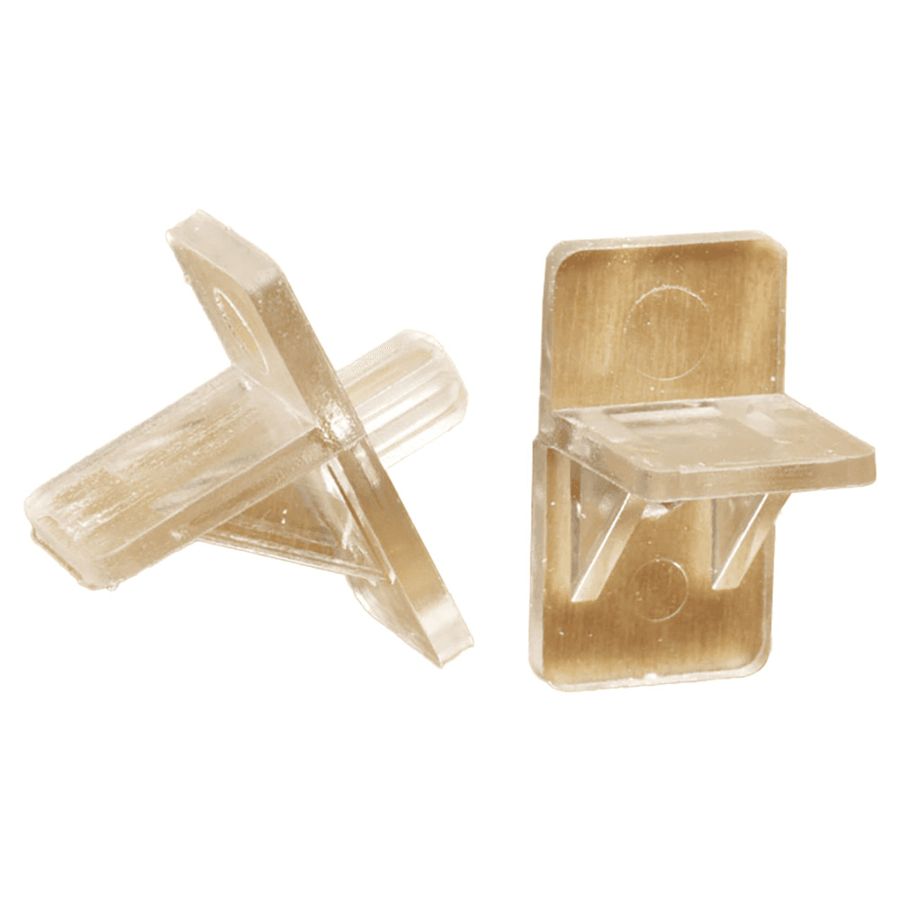 Clear Finish 5mm Shelf Support with 0.24" Dowel Length from Tenn-Tex