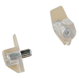 5mm Steel Shelf Support Pin with Clear Finish - Tenn-Tex