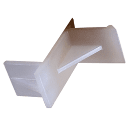 1/16" Overlap Door Support/Shipping Clip, Natural 2000/Box - Main Image