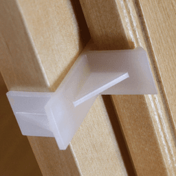 1/16" Overlap Door Support/Shipping Clip, Natural 2000/Box - Alt Image 1