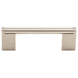 3&#45;3/4&quot; Princetonian Bar Pull, Brushed Satin Nickel - Main Image