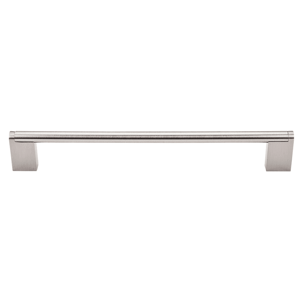 Brushed Satin Nickel T-Bar Pull by Top Knobs - 8-13/16" size, 9-5/8" Length