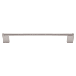 Brushed Satin Nickel T-Bar Pull by Top Knobs - 8-13/16" size, 9-5/8" Length
