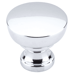 1-1/4" Asbury Bergen Knob, Polished Chrome - Top Knobs - Kitchen and Bathroom Hardware