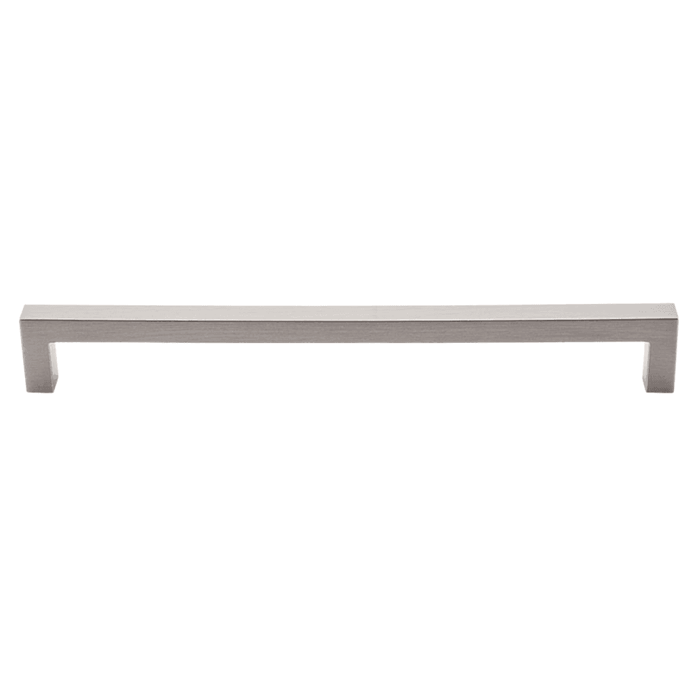 8-13/16" Asbury Square Bar Pull in Brushed Satin Nickel by Top Knobs - Simple Design for Any Home Style