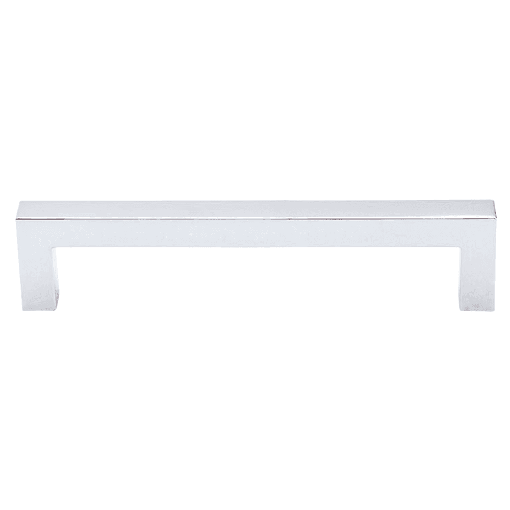 Polished Chrome Nouveau III Square Bar Pull by Top Knobs for Modern Sophistication and Refinement in Cabinet Decor